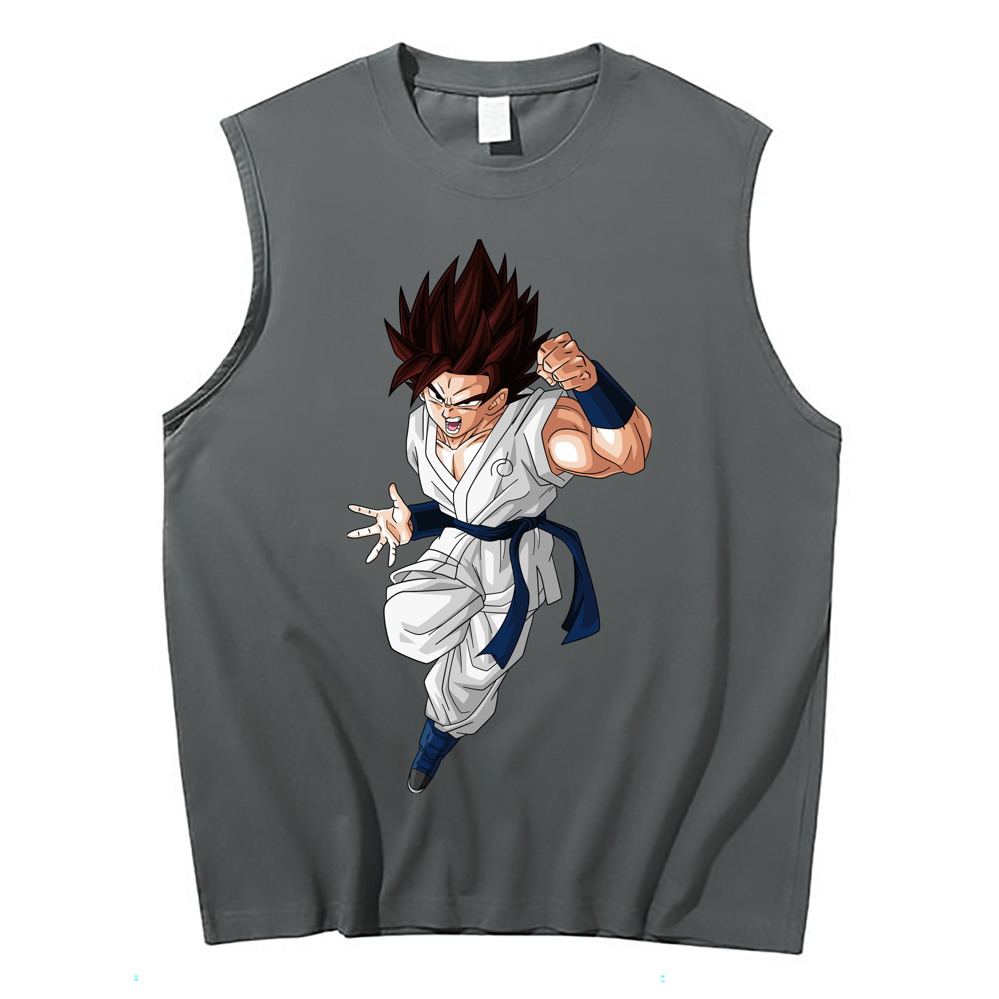 （画像用） ドラゴンボール 孫 悟飯（そんごはん）DRAGON BALL Son Gohan コットン100％タンクトップ（フロントプリント）